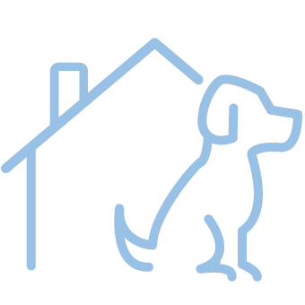 House and Puppies Logo